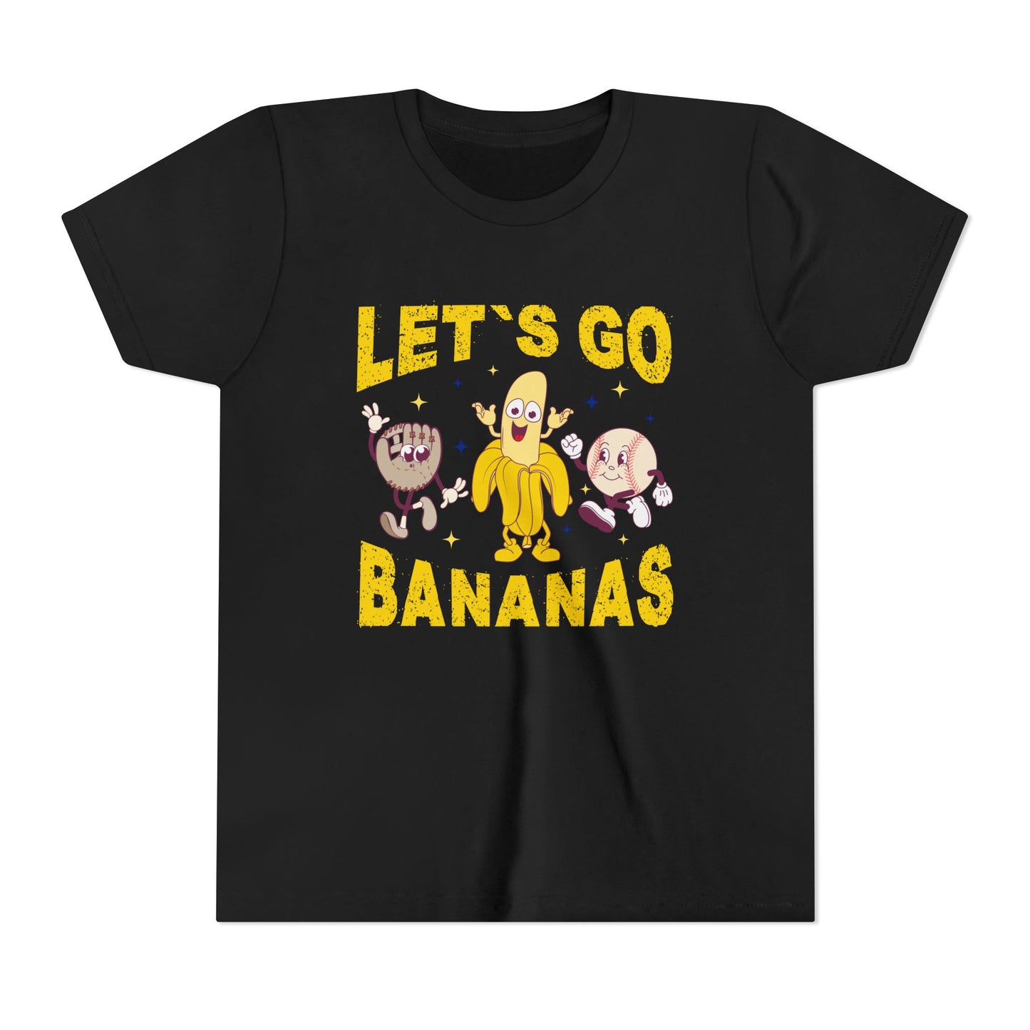 Youth Yellow Let's Go Bananas Kansas City Baseball Shirt