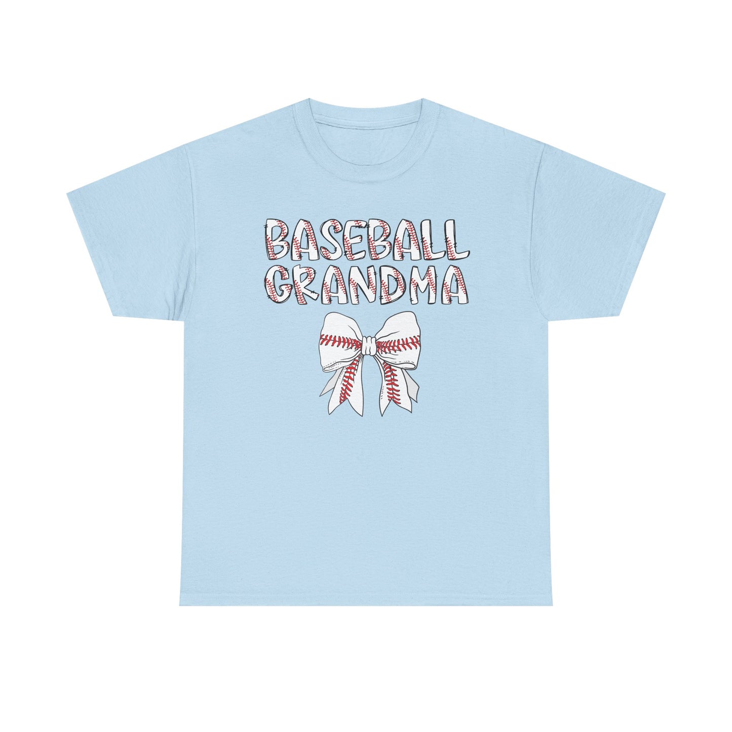 Baseball Grandma Coquette Bow T-Shirt