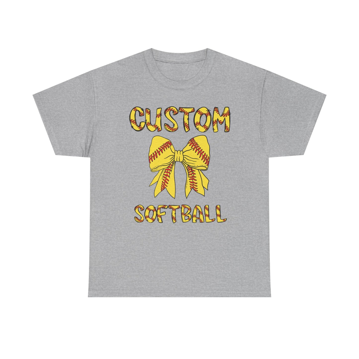 Custom Team Name Softball Mom T-shirt