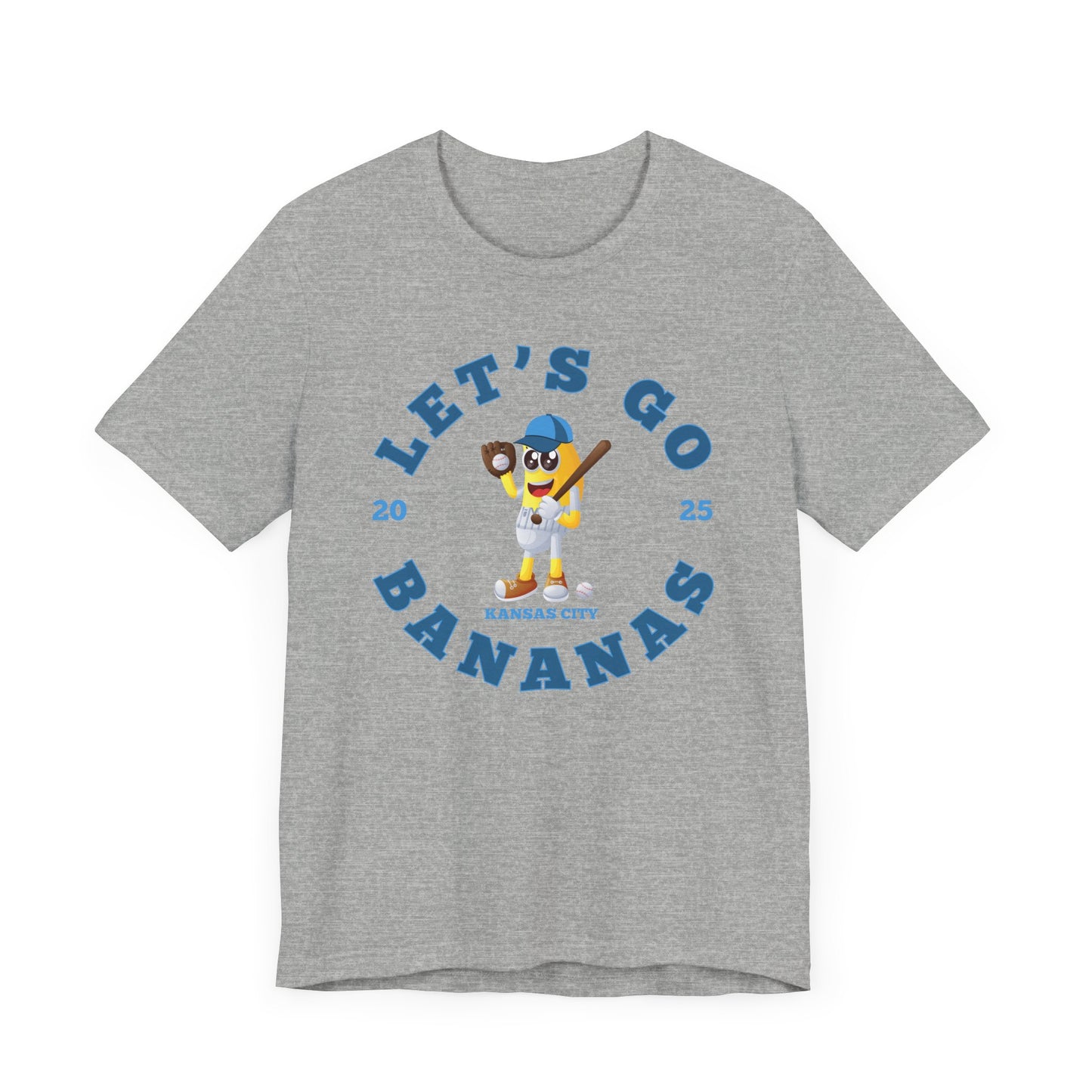 Adult 2025 Let's Go Bananas Kansas City Baseball T-shirt