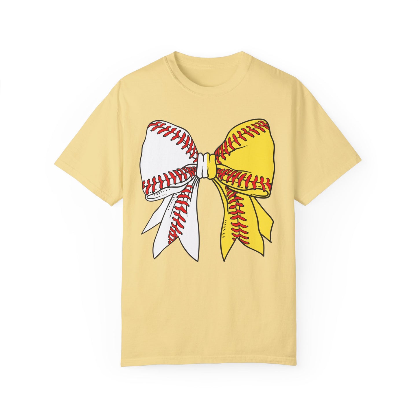 Baseball & Softball Coquette Bow T-Shirt