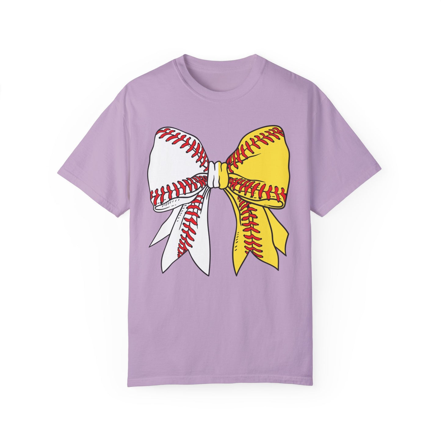 Baseball & Softball Coquette Bow T-Shirt