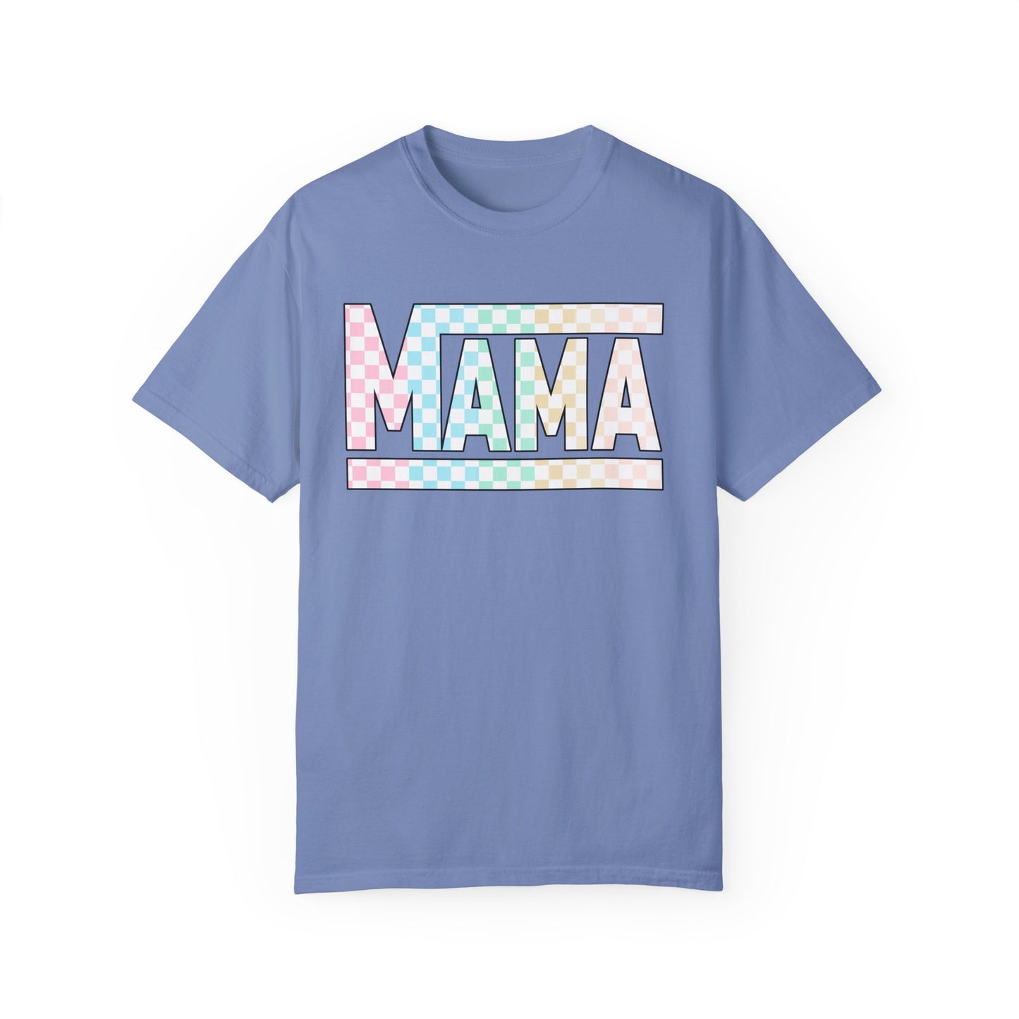Mama Colored Checkered T-shirt
