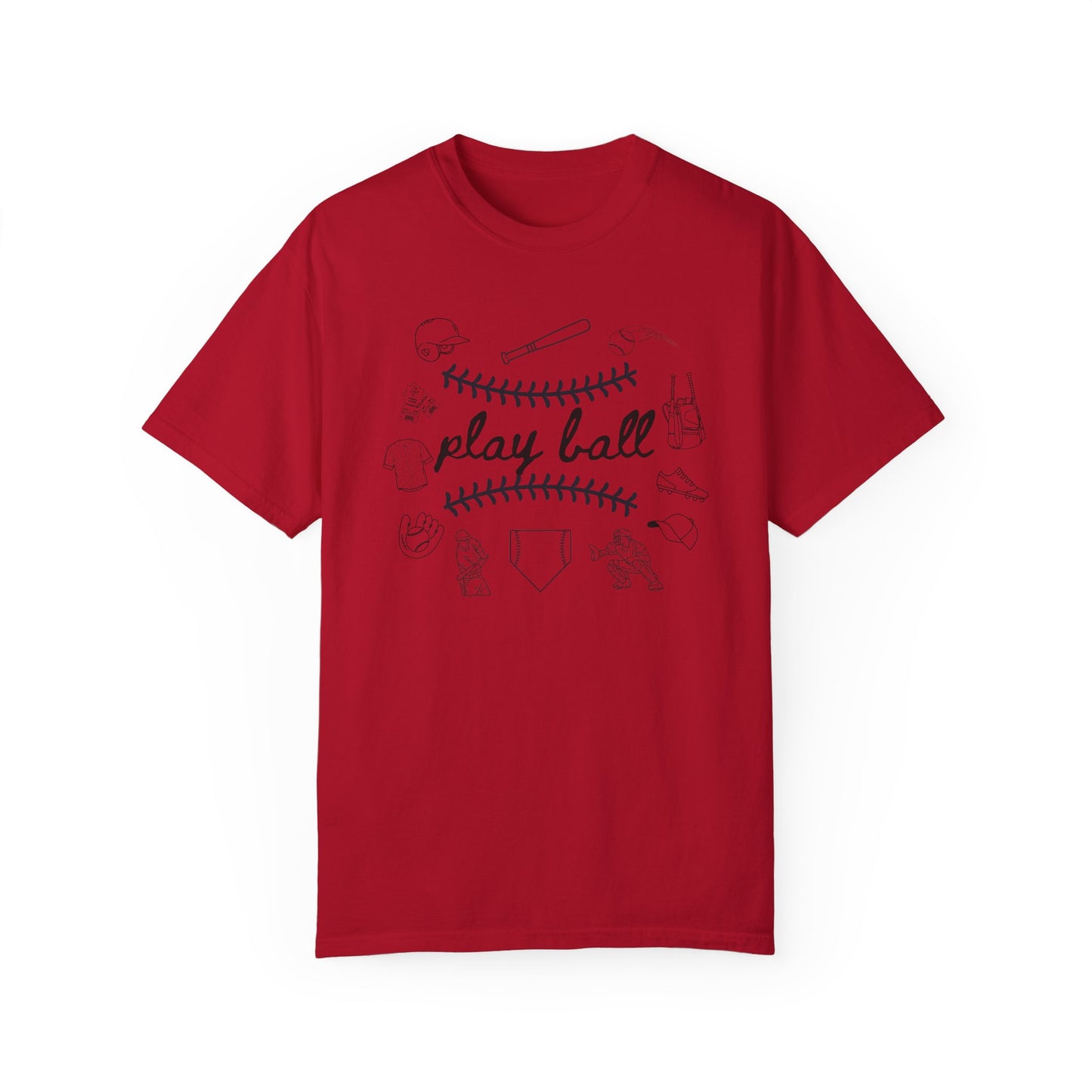 Play Ball Doodle T-Shirt