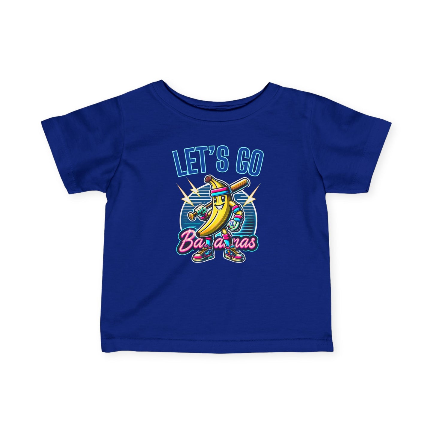 Infant Let's Go Bananas Kansas City Baseball Shirt