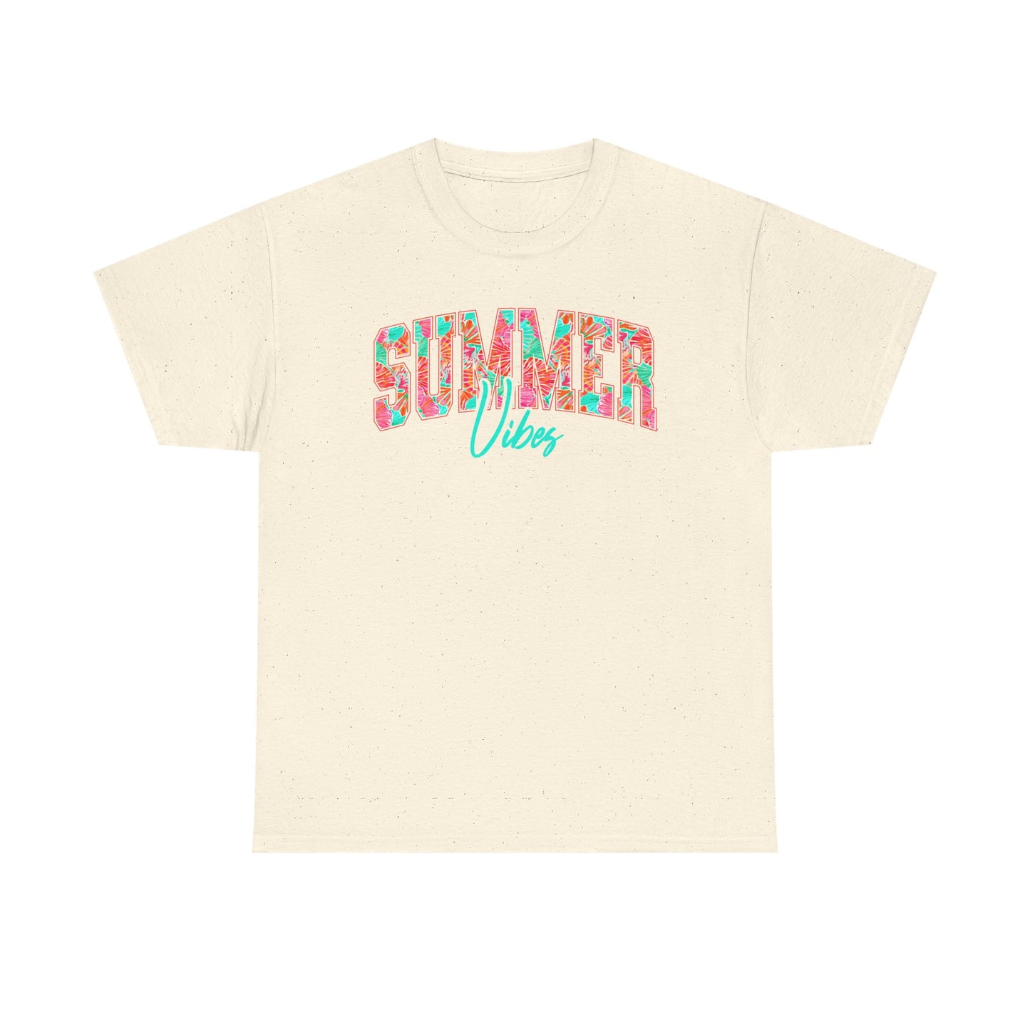 Floral Summer Vibes T-Shirt, Gildan Summer Tshirt