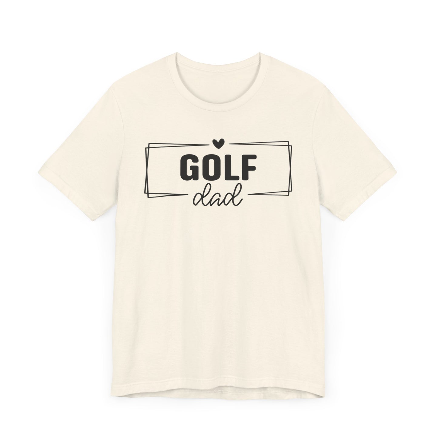 Golf Dad Heart T-shirt