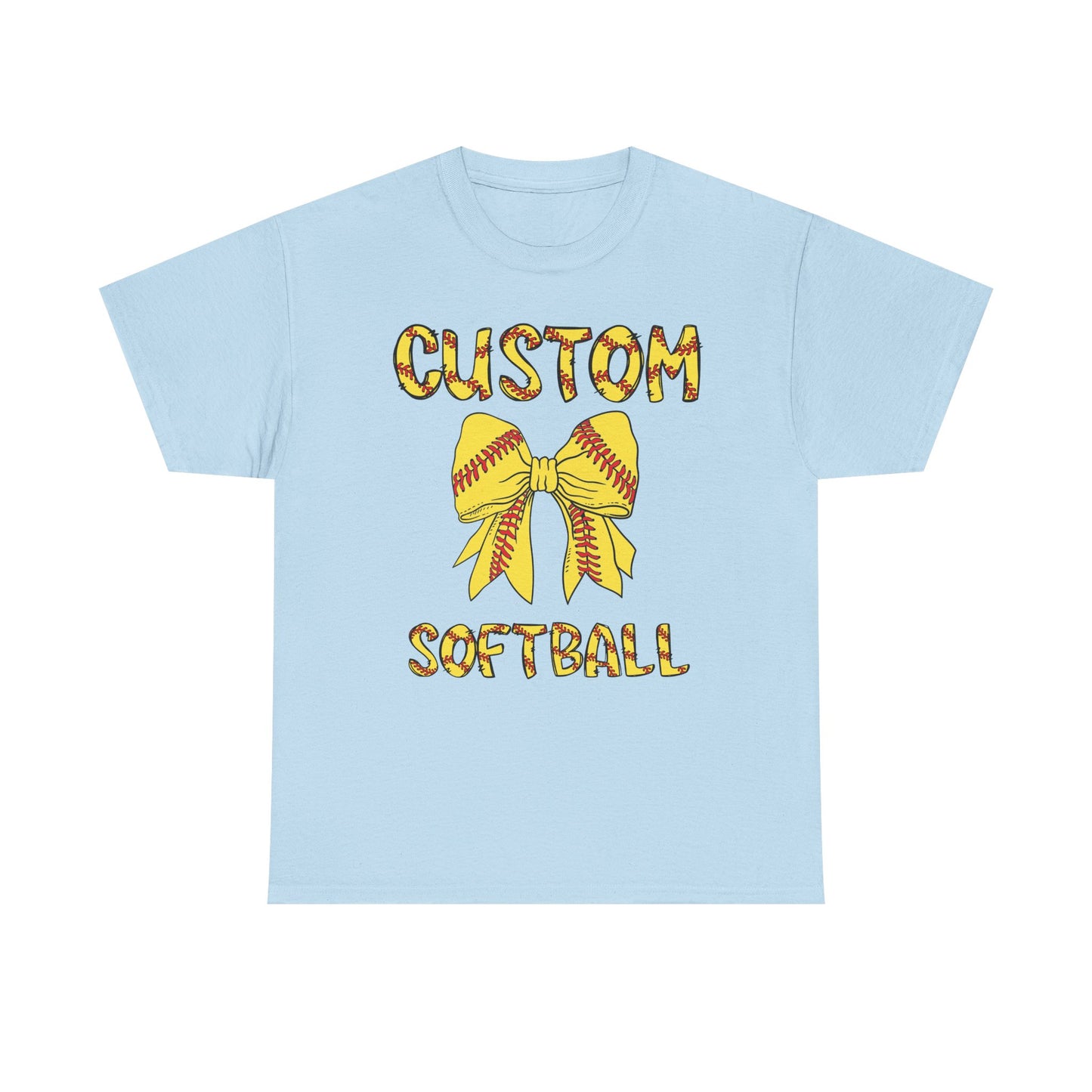 Custom Team Name Softball Mom T-shirt
