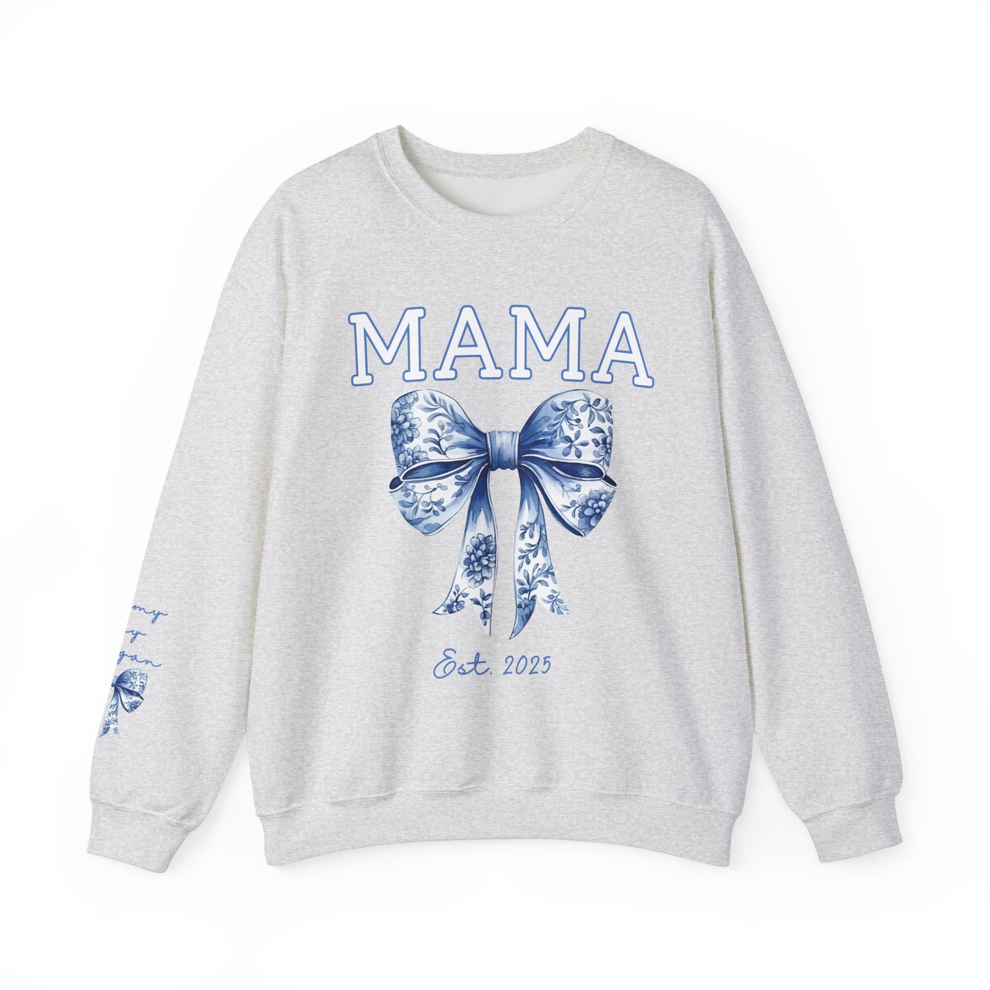 Personalized Toile Coquette Mama Sweatshirt