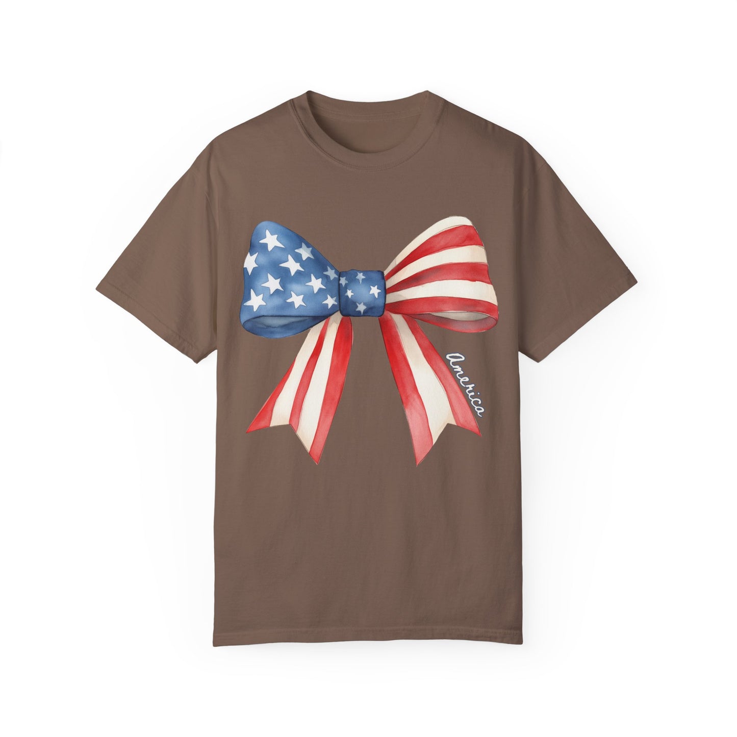 American Flag Bow T-Shirt