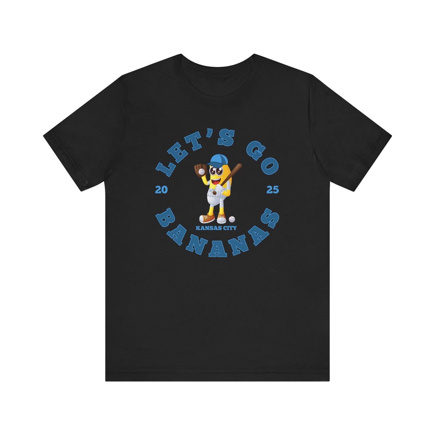 Adult 2025 Let's Go Bananas Kansas City Baseball T-shirt