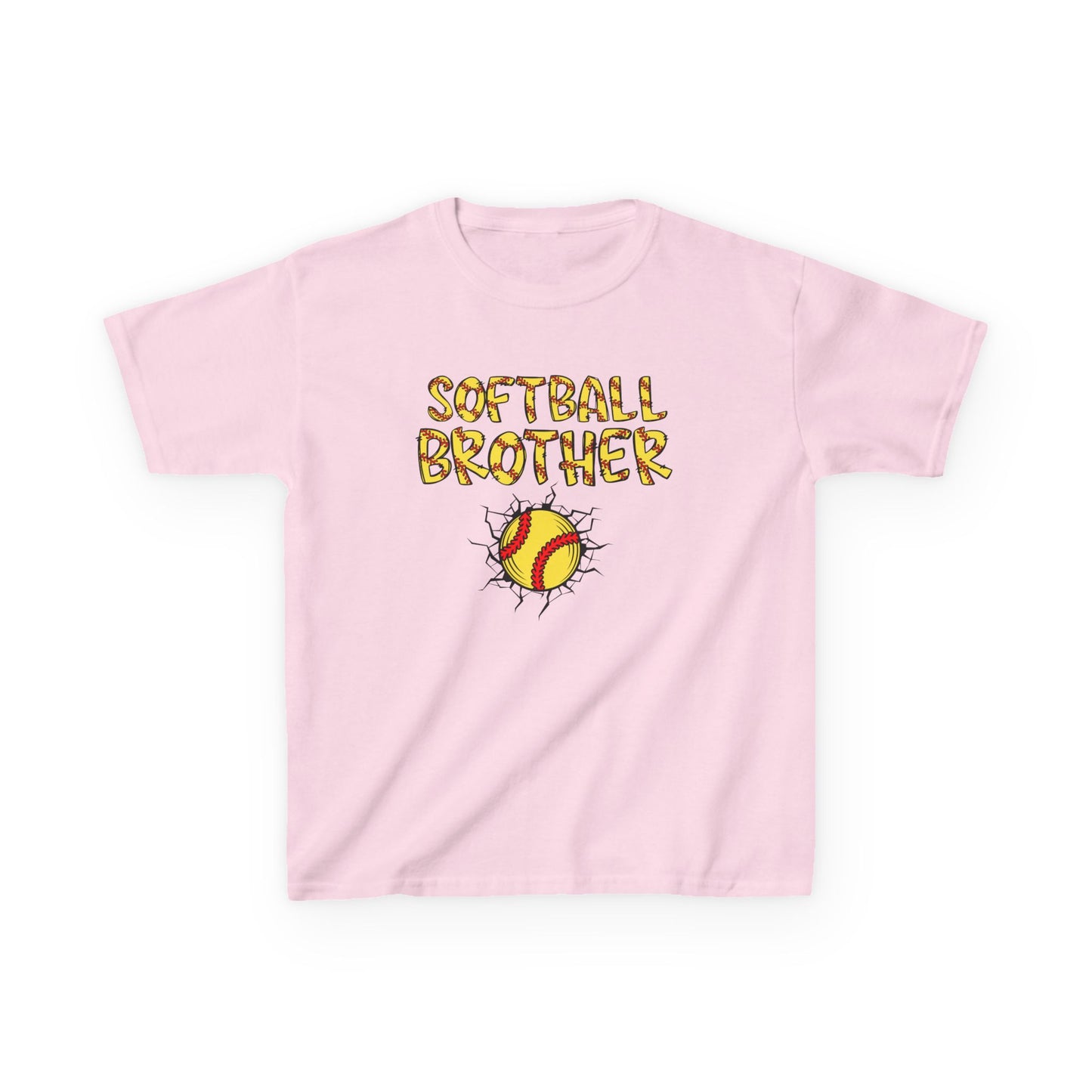 Little Brother Softball Fan Tee