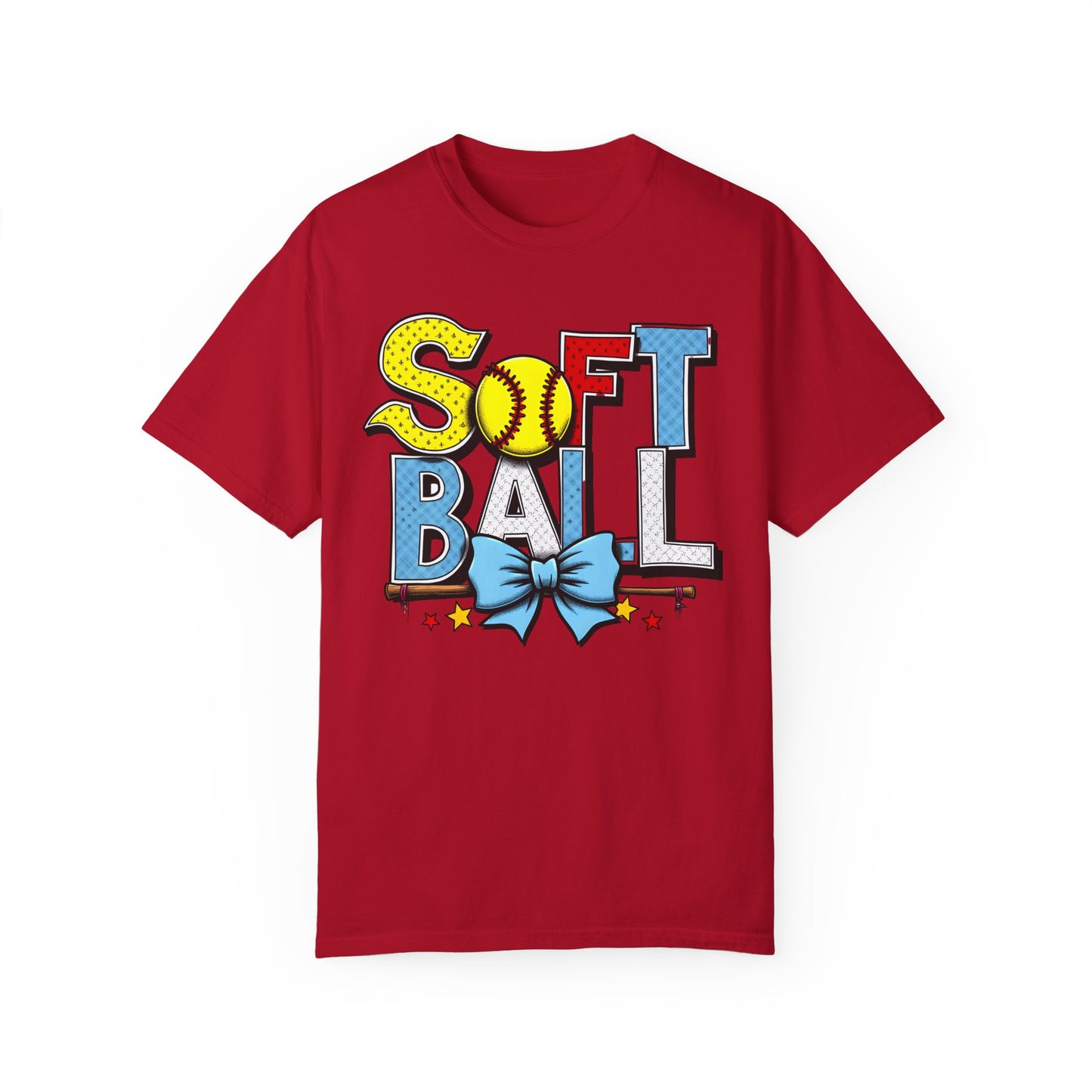 Softball Coquette Bow T-Shirt