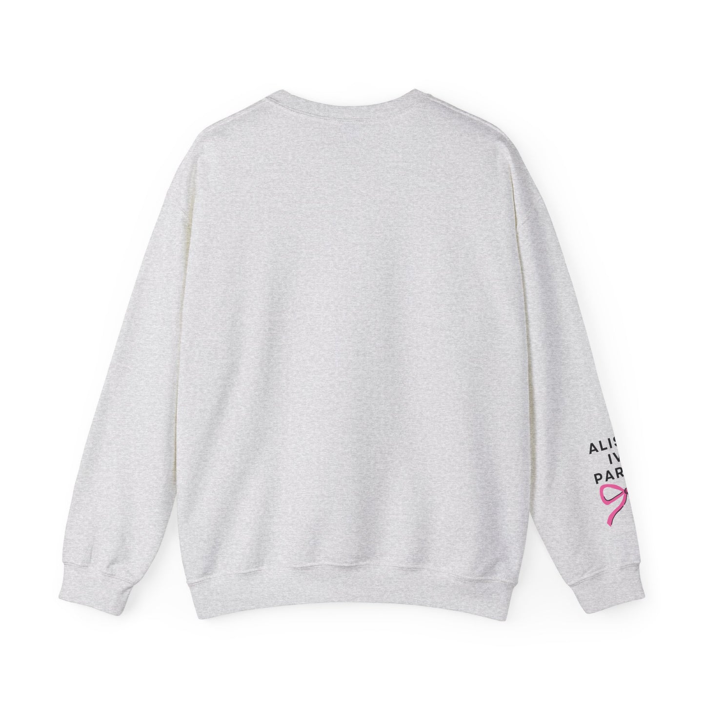 Personalized Bow Checkered Mama Sweatshirt