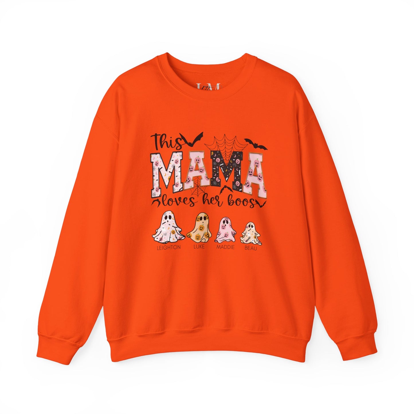 Custom Mama Loves her Boos Sweatshirt