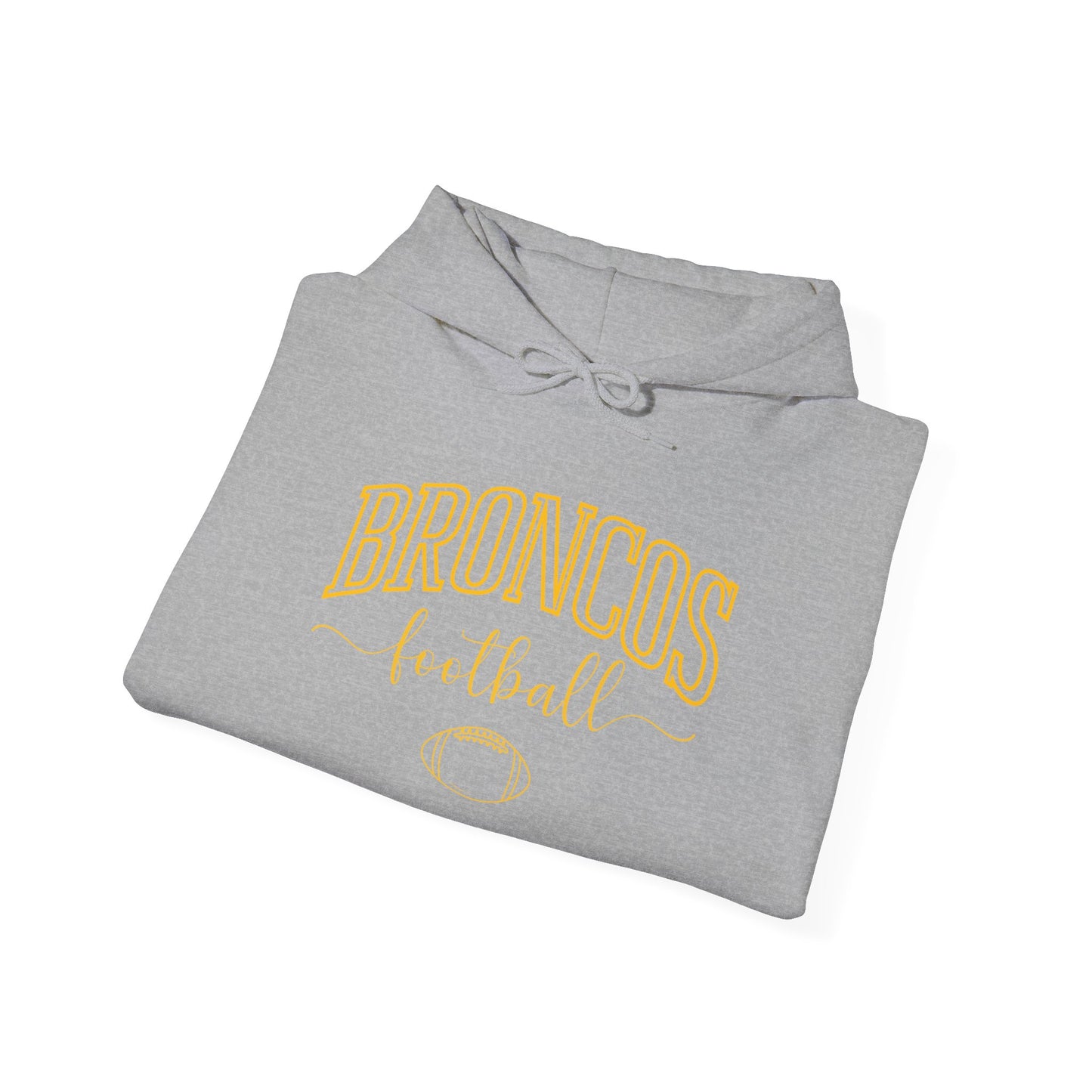 Broncos Customized Football Hooded Sweatshirt - Adult