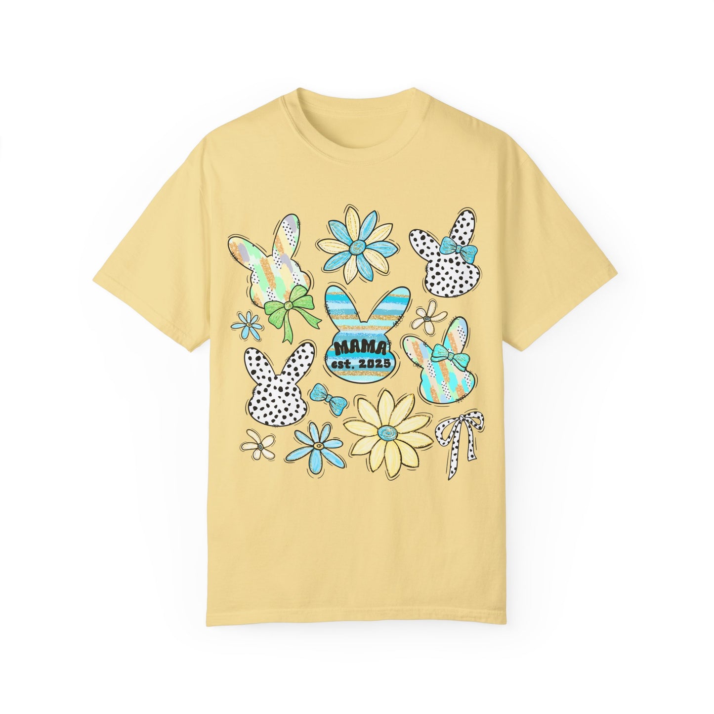 Mama Est 2025 Coquette Easter T-Shirt