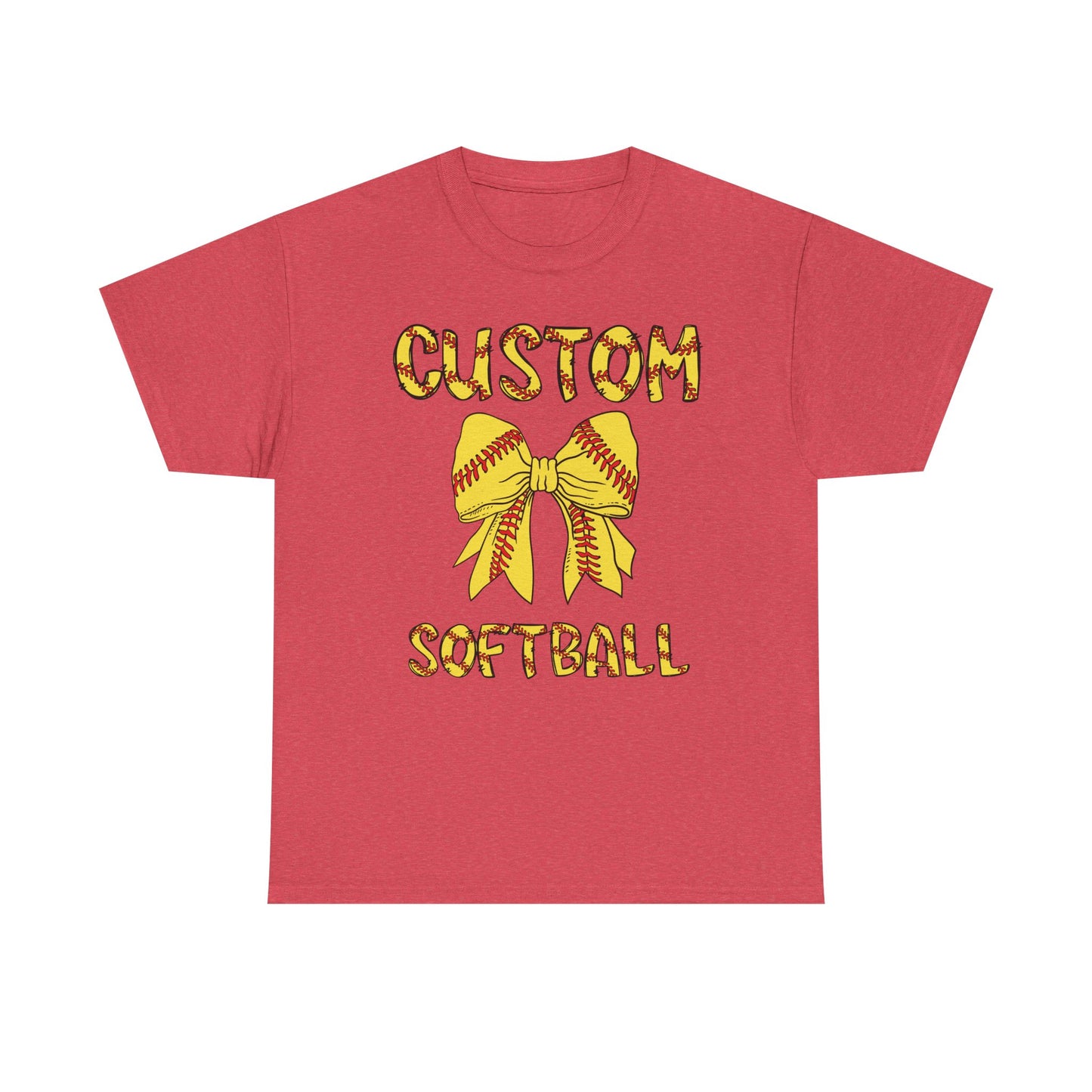 Custom Team Name Softball Mom T-shirt