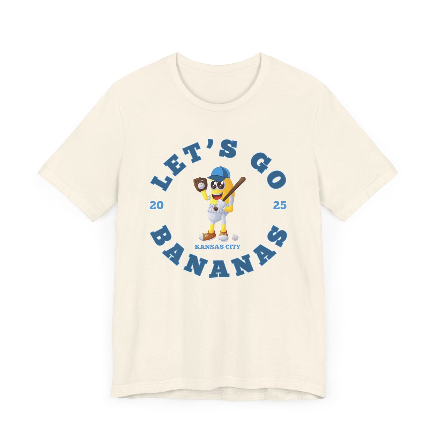 Adult 2025 Let's Go Bananas Kansas City Baseball T-shirt