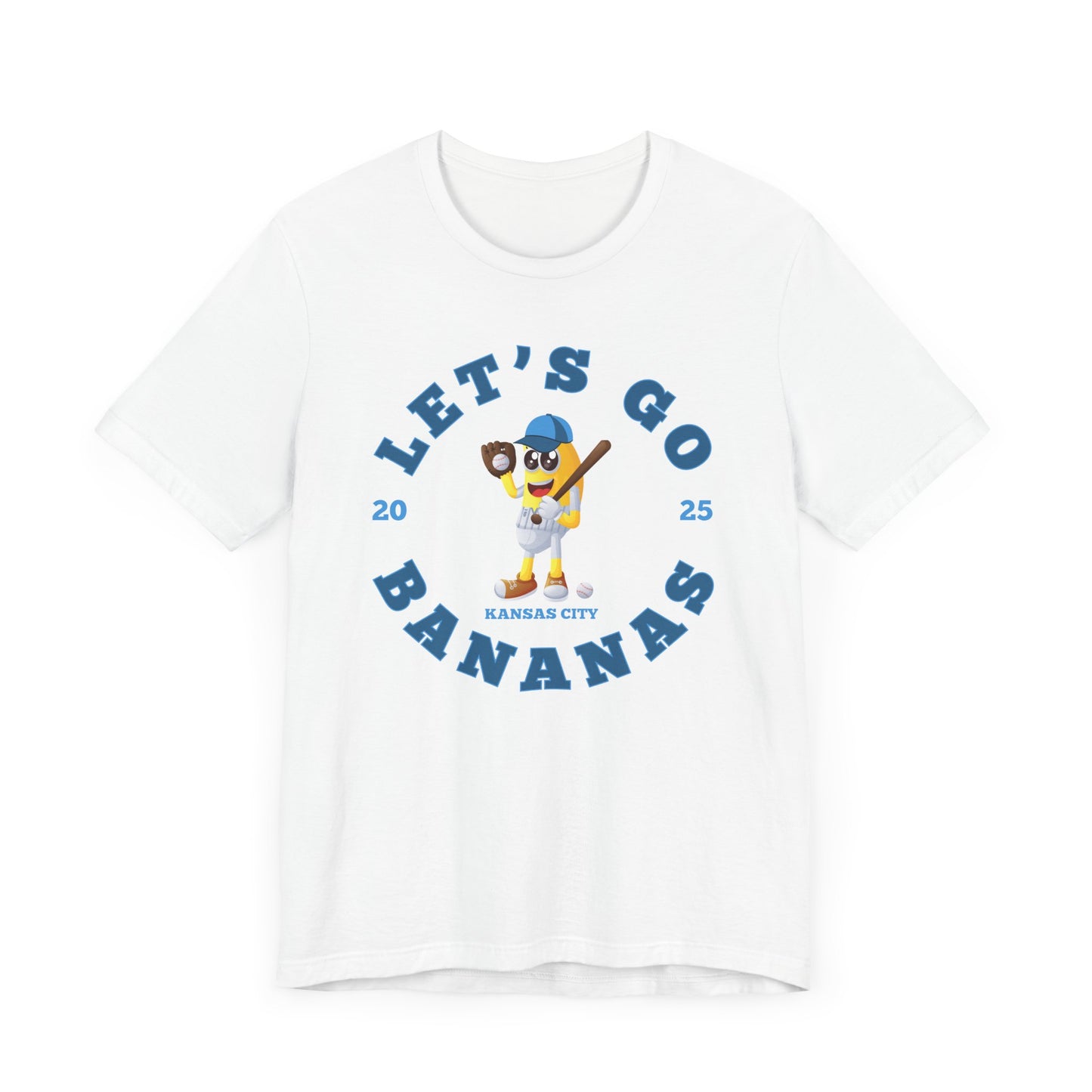 Adult 2025 Let's Go Bananas Kansas City Baseball T-shirt