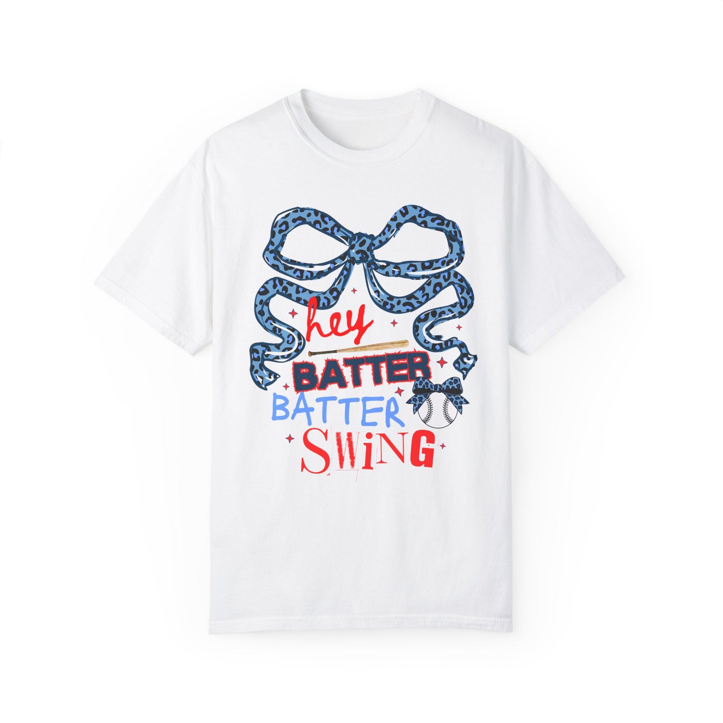 Coquette Hey Batter Baseball Letter T-Shirt