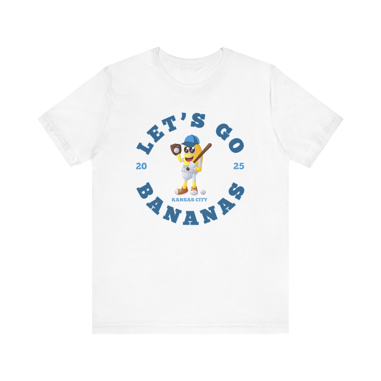 Adult 2025 Let's Go Bananas Kansas City Baseball T-shirt