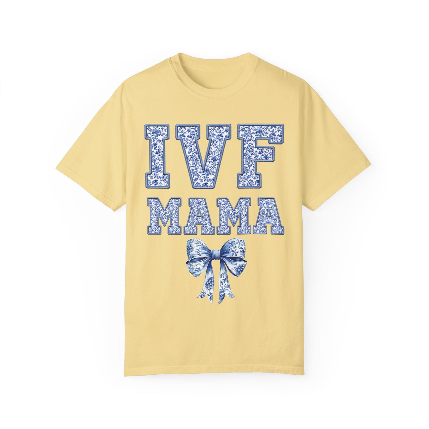 IVF Mama Toile Coquette Bow Shirt