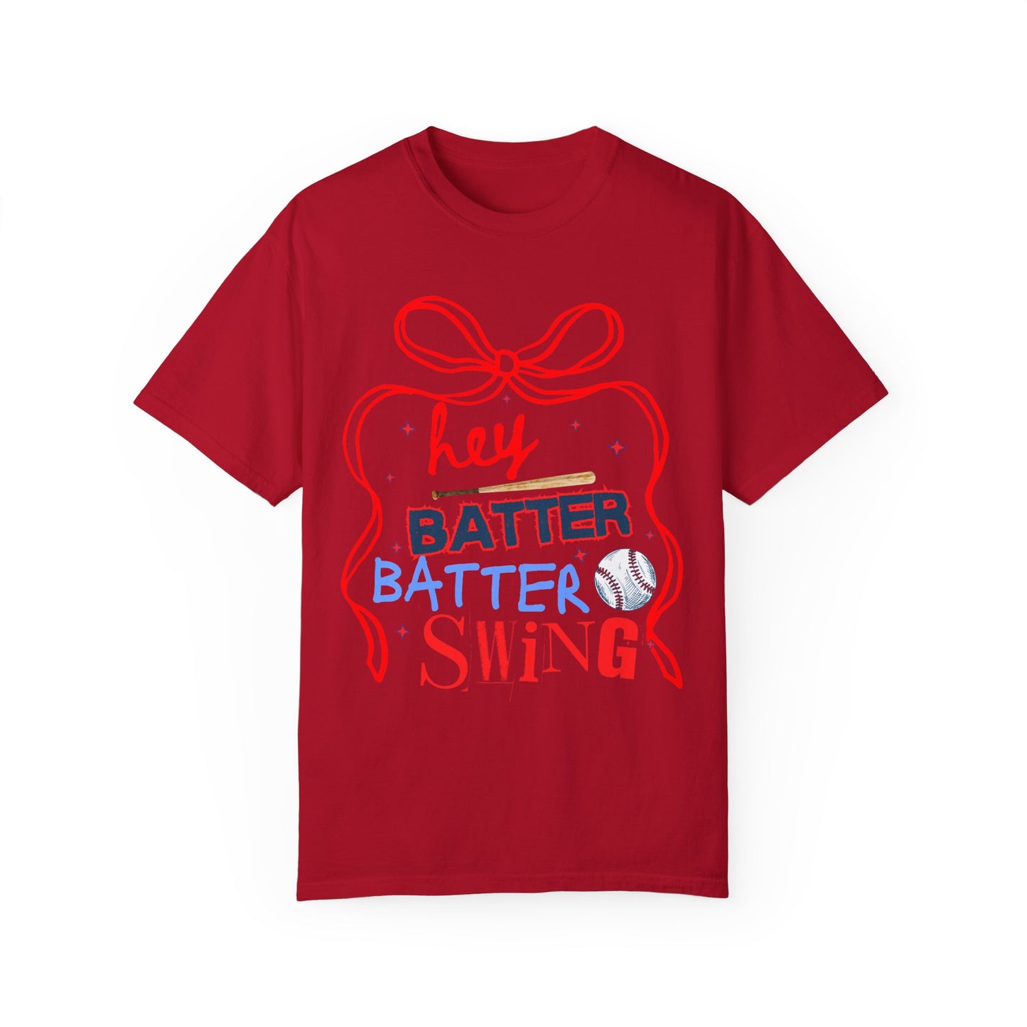 Coquette Hey Batter Batter Swing Baseball T-Shirt