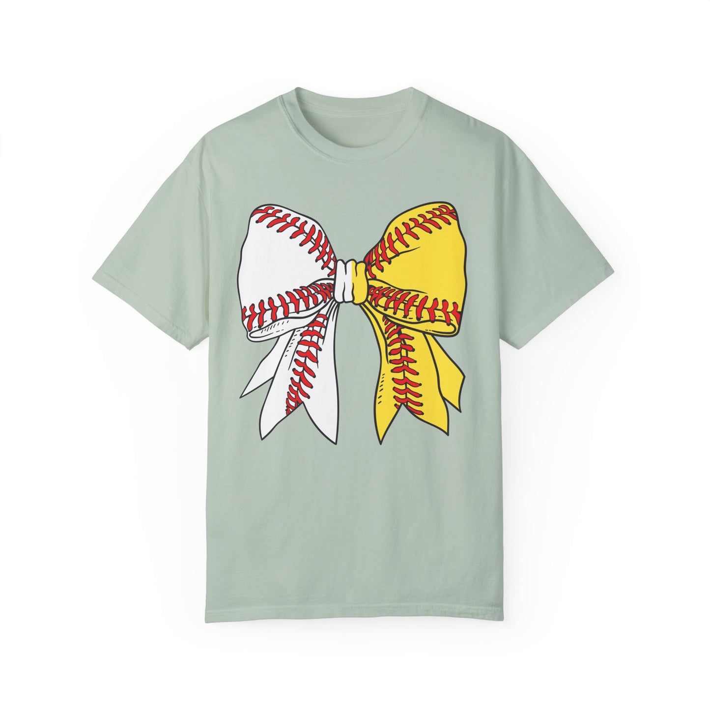 Baseball & Softball Coquette Bow T-Shirt
