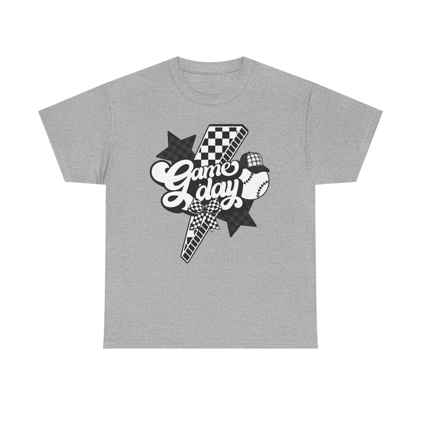 Game Day Checkered Baseball T-Shirt