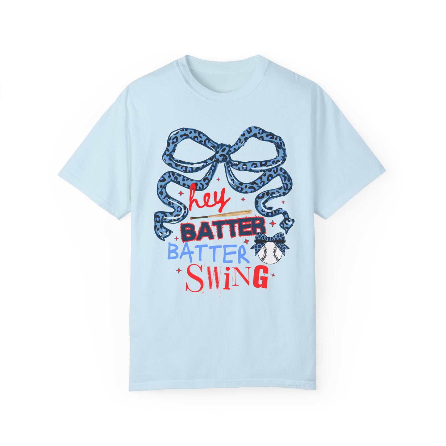 Coquette Hey Batter Baseball Letter T-Shirt