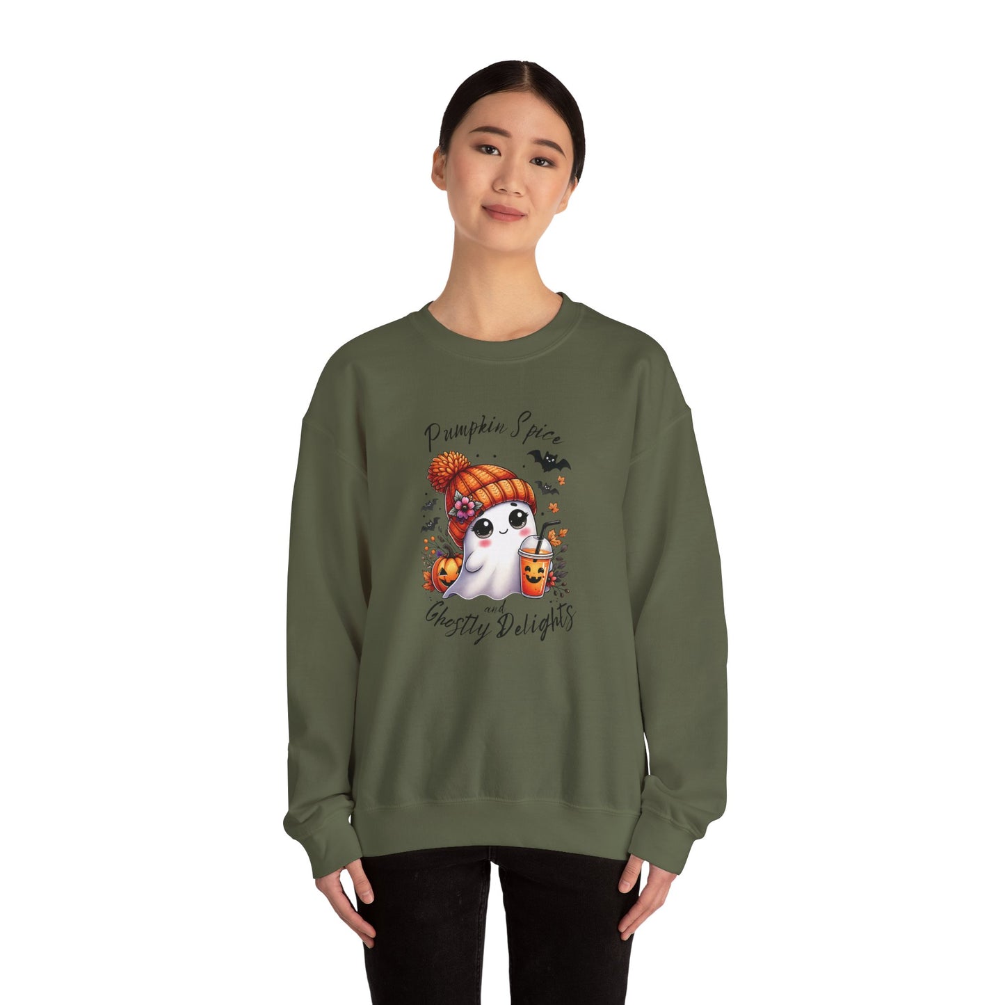 Pumpkin Spice and Ghostly Delights Sweatshirt