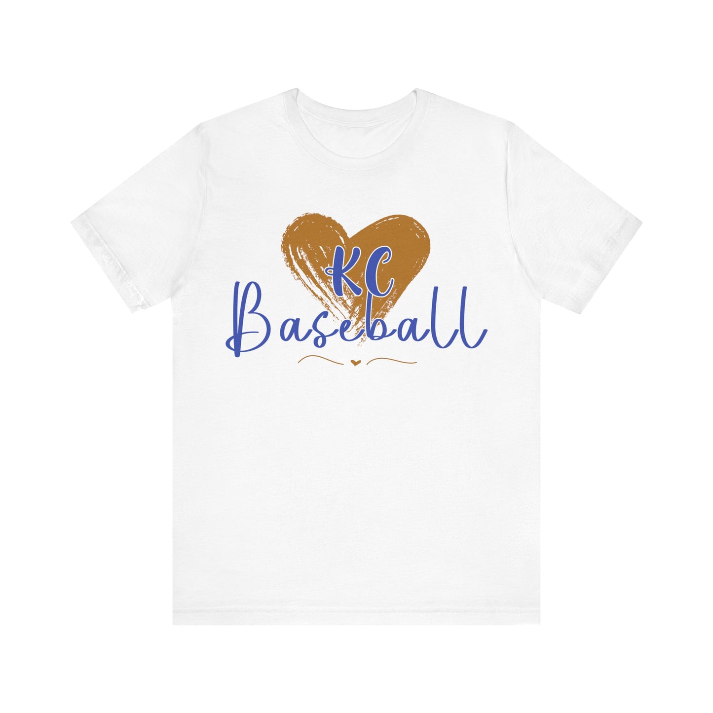 Kansas City Baseball Heart T-Shirt