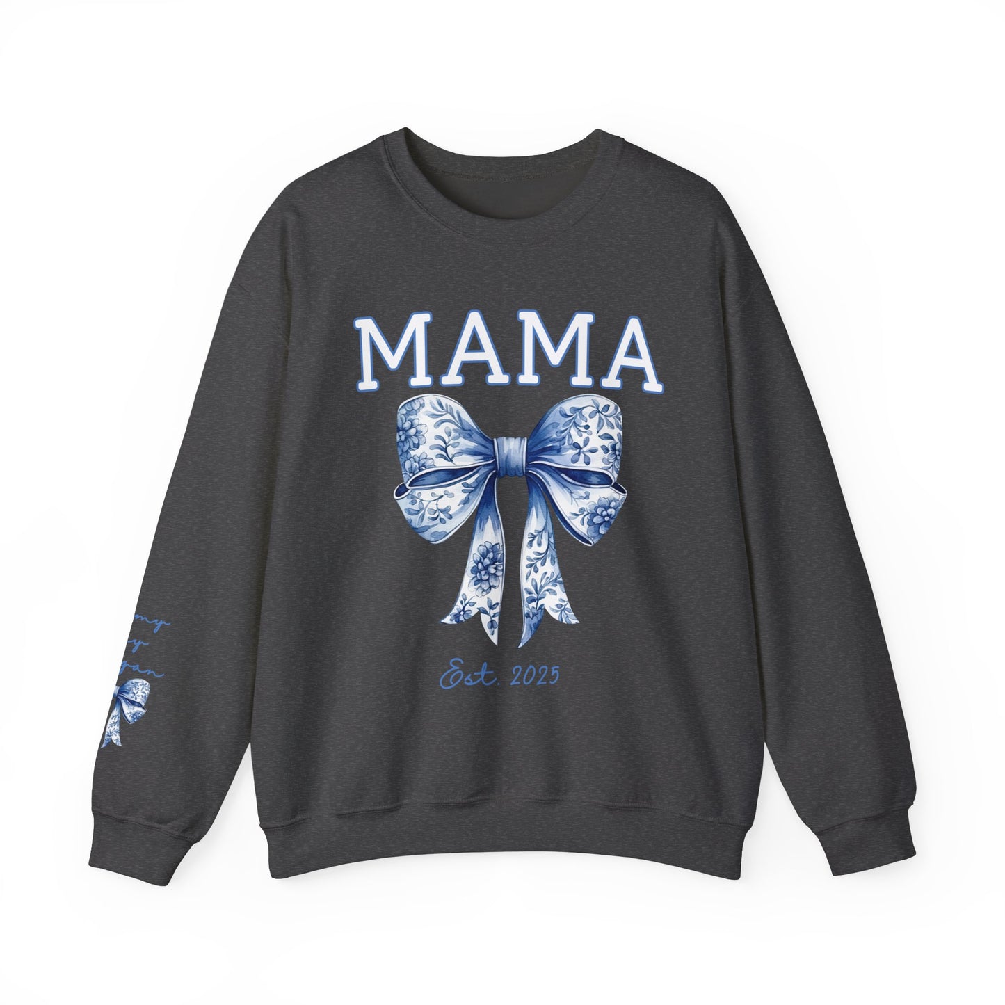 Personalized Toile Coquette Mama Sweatshirt