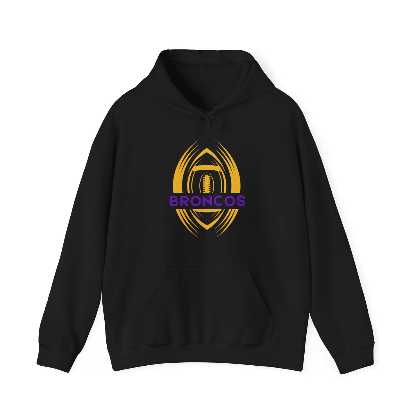 Adult Unisex Broncos Hoodie with Custom Name and Number
