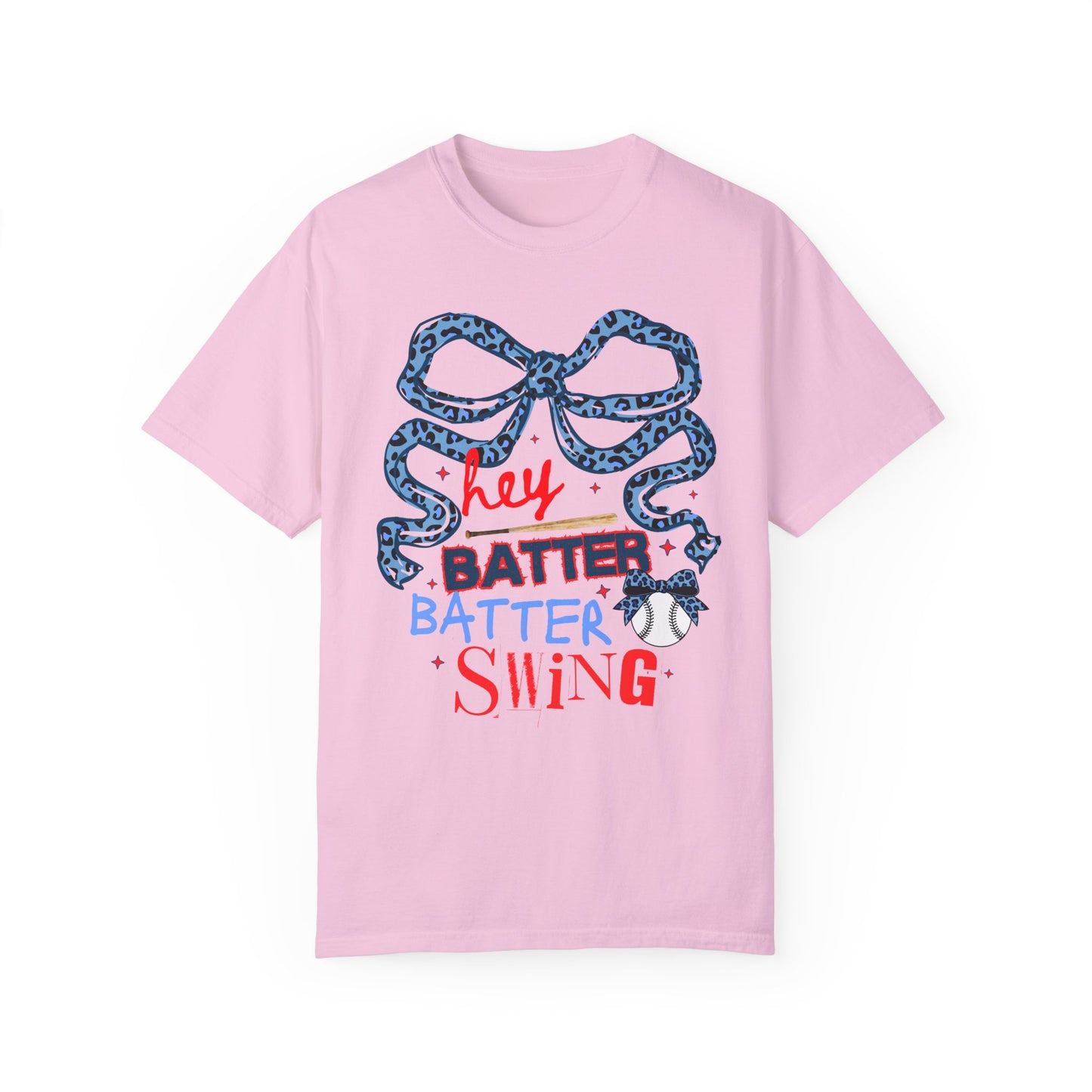 Coquette Hey Batter Baseball Letter T-Shirt