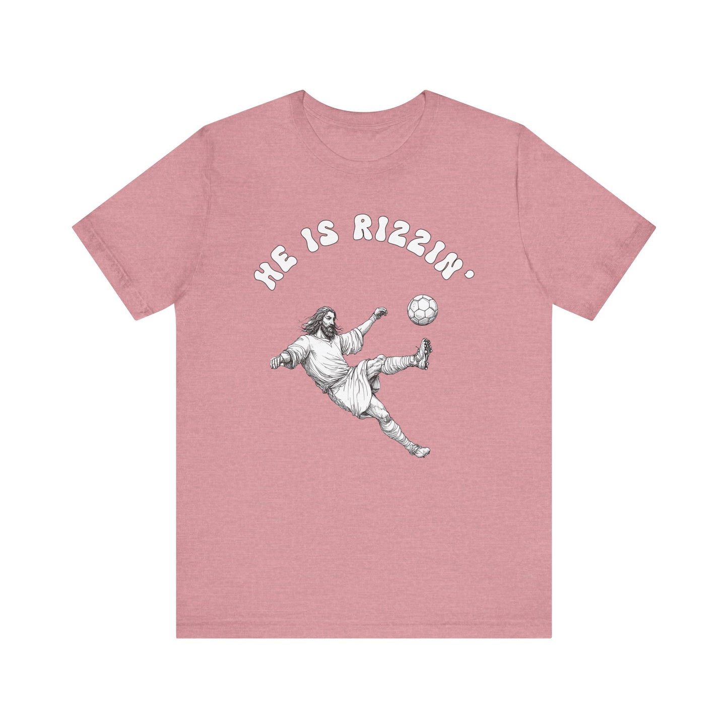 He Is Rizzin' Unisex Jersey Tee | Funny Soccer T-Shirt