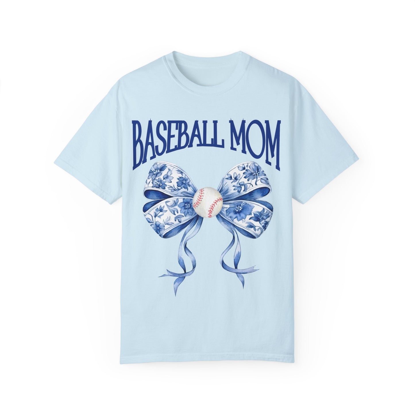 Toile Baseball Mom Bow T-Shirt