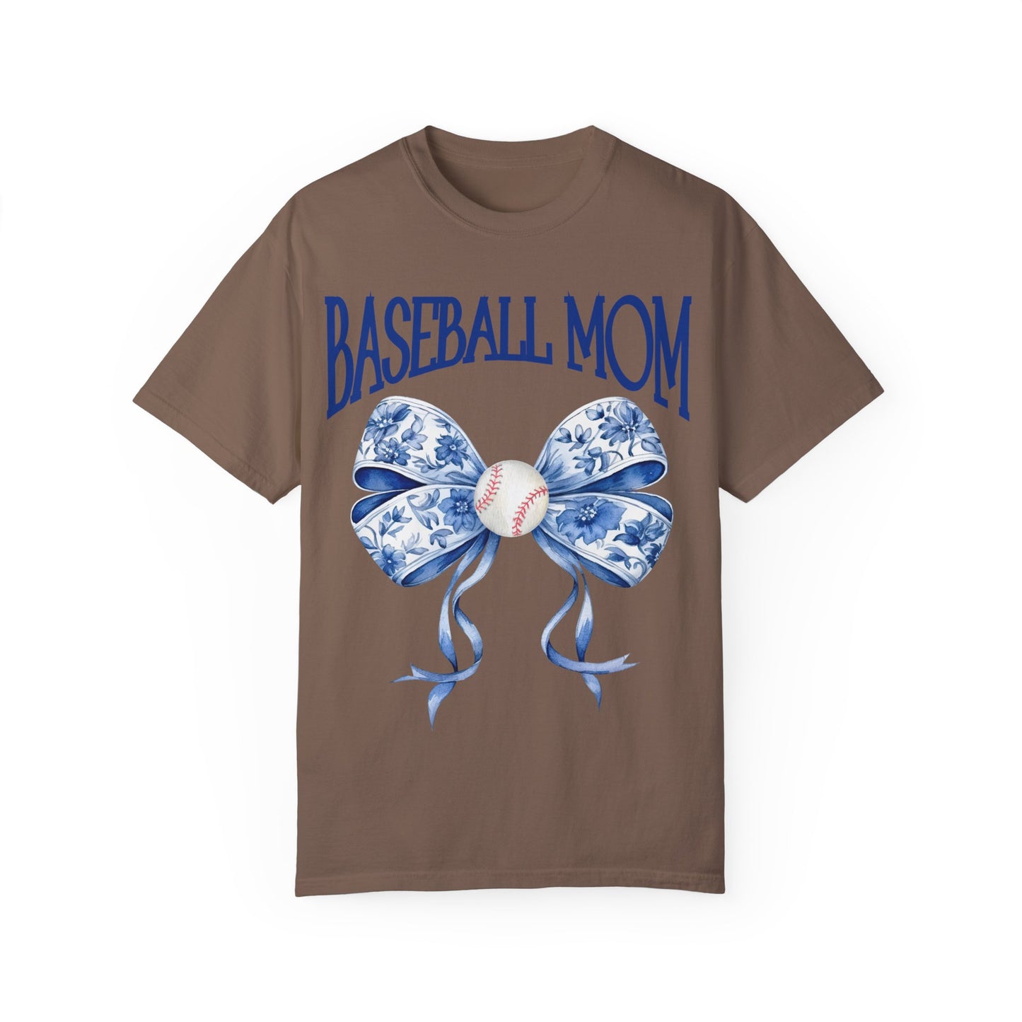 Toile Baseball Mom Bow T-Shirt