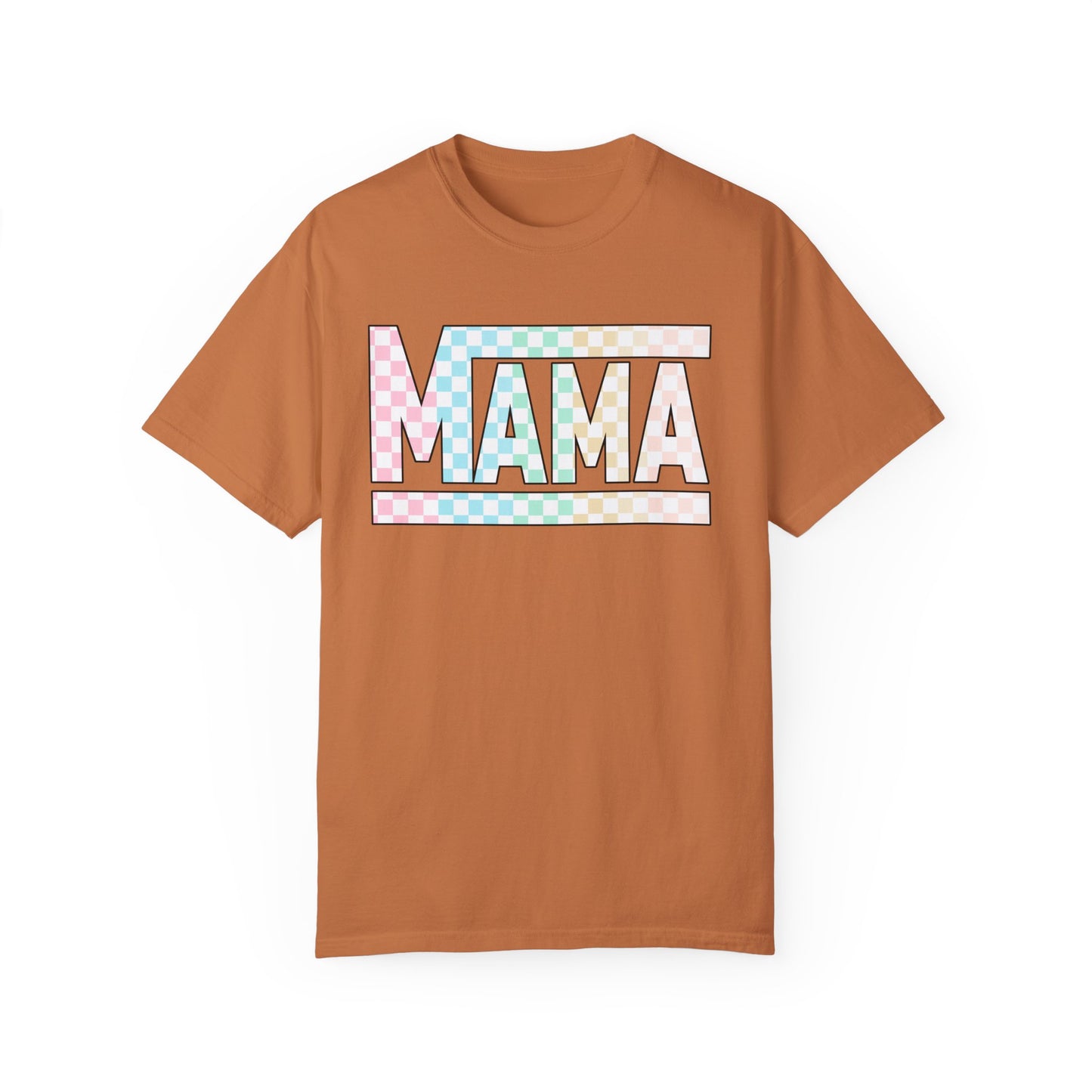 Mama Colored Checkered T-shirt