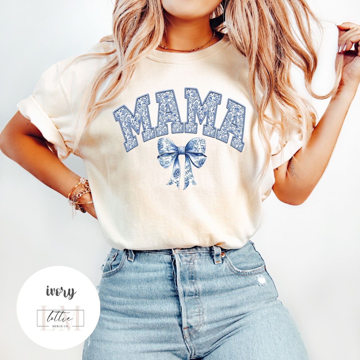 Chinoiserie Coquette Mama Shirt