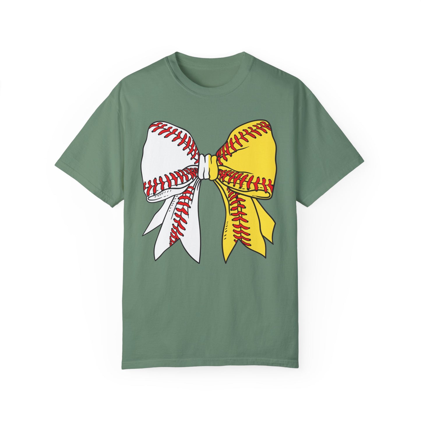 Baseball & Softball Coquette Bow T-Shirt