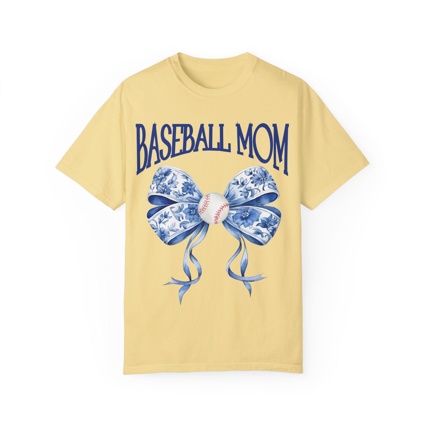Toile Baseball Mom Bow T-Shirt