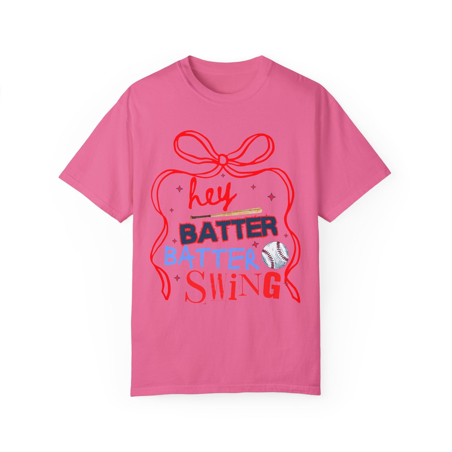 Coquette Hey Batter Batter Swing Baseball T-Shirt