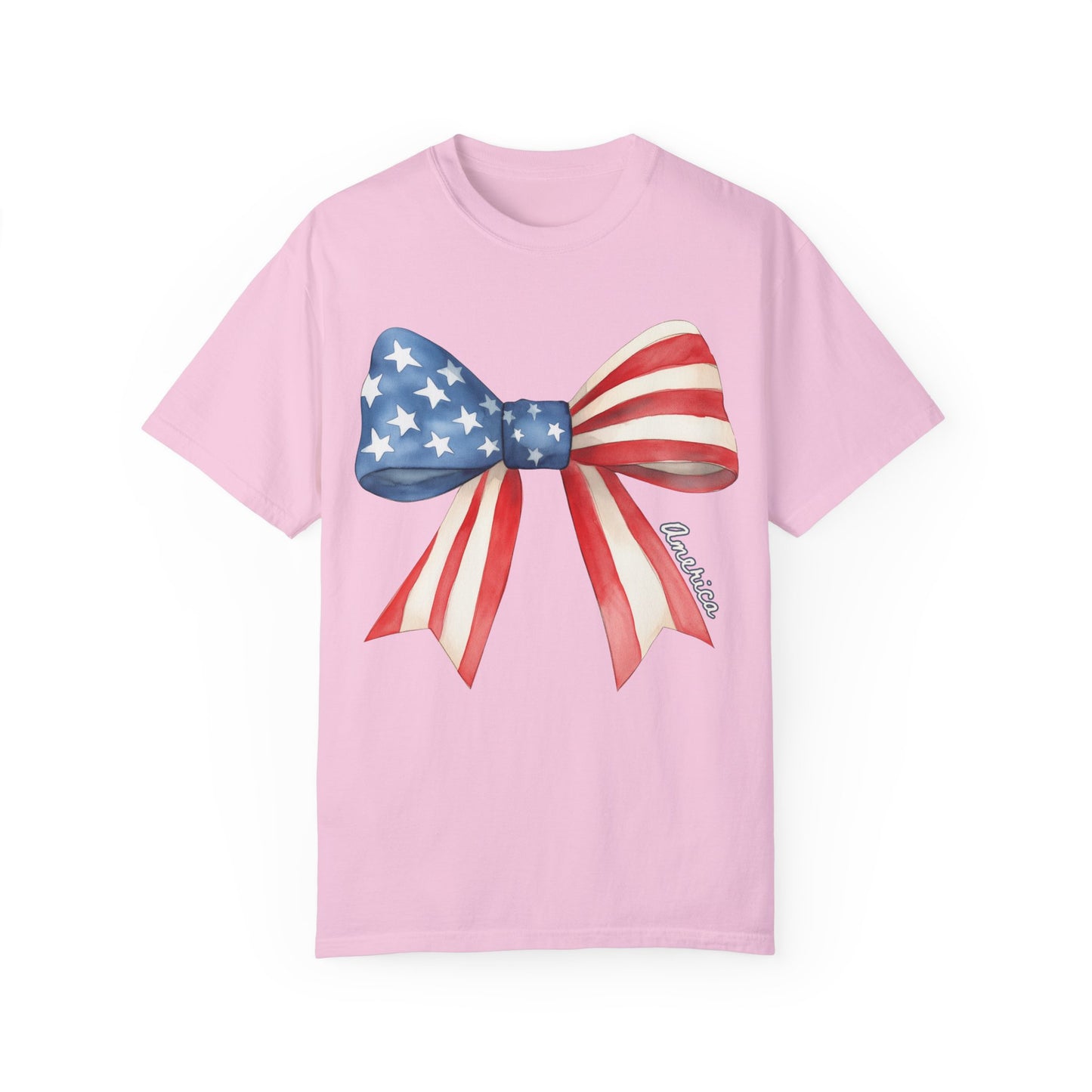 American Flag Bow T-Shirt