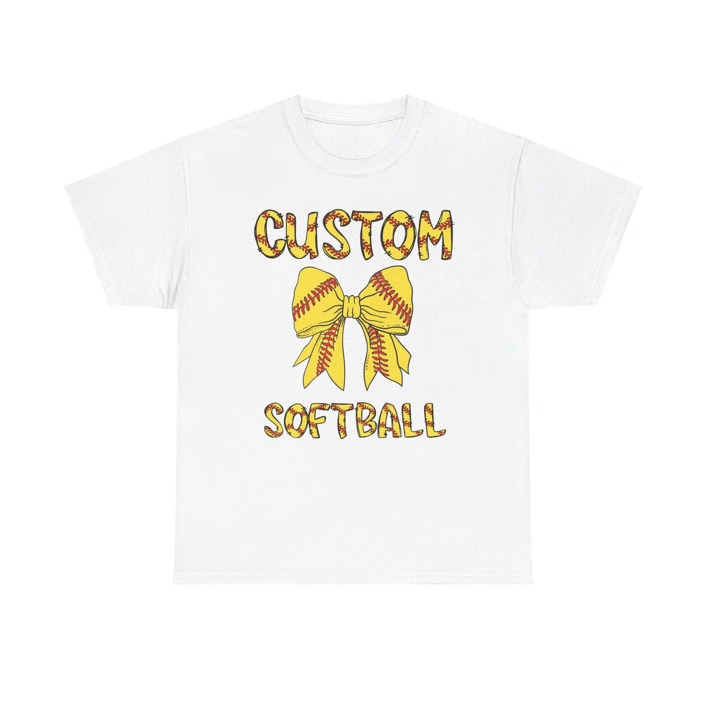 Custom Team Name Softball Mom T-shirt