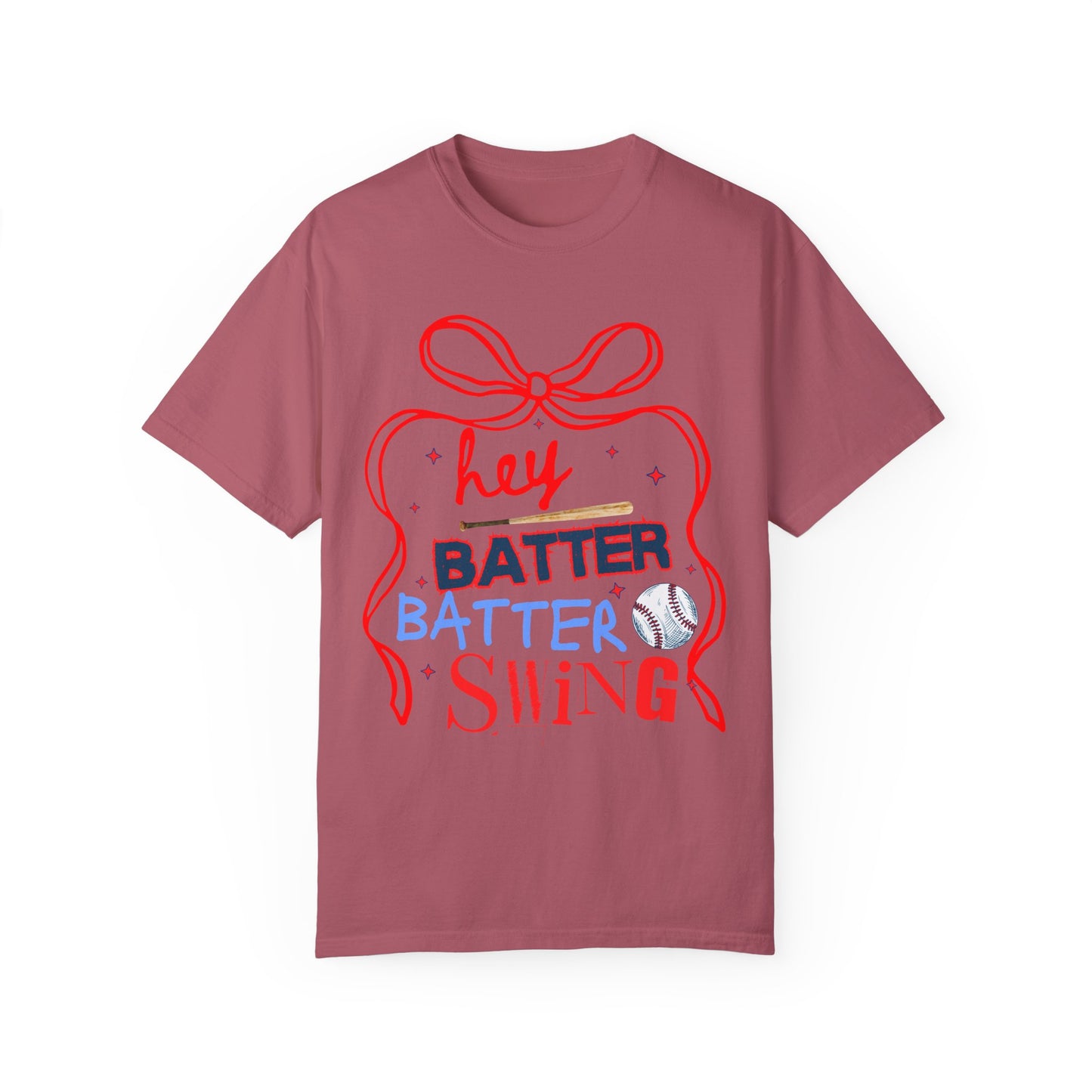 Coquette Hey Batter Batter Swing Baseball T-Shirt