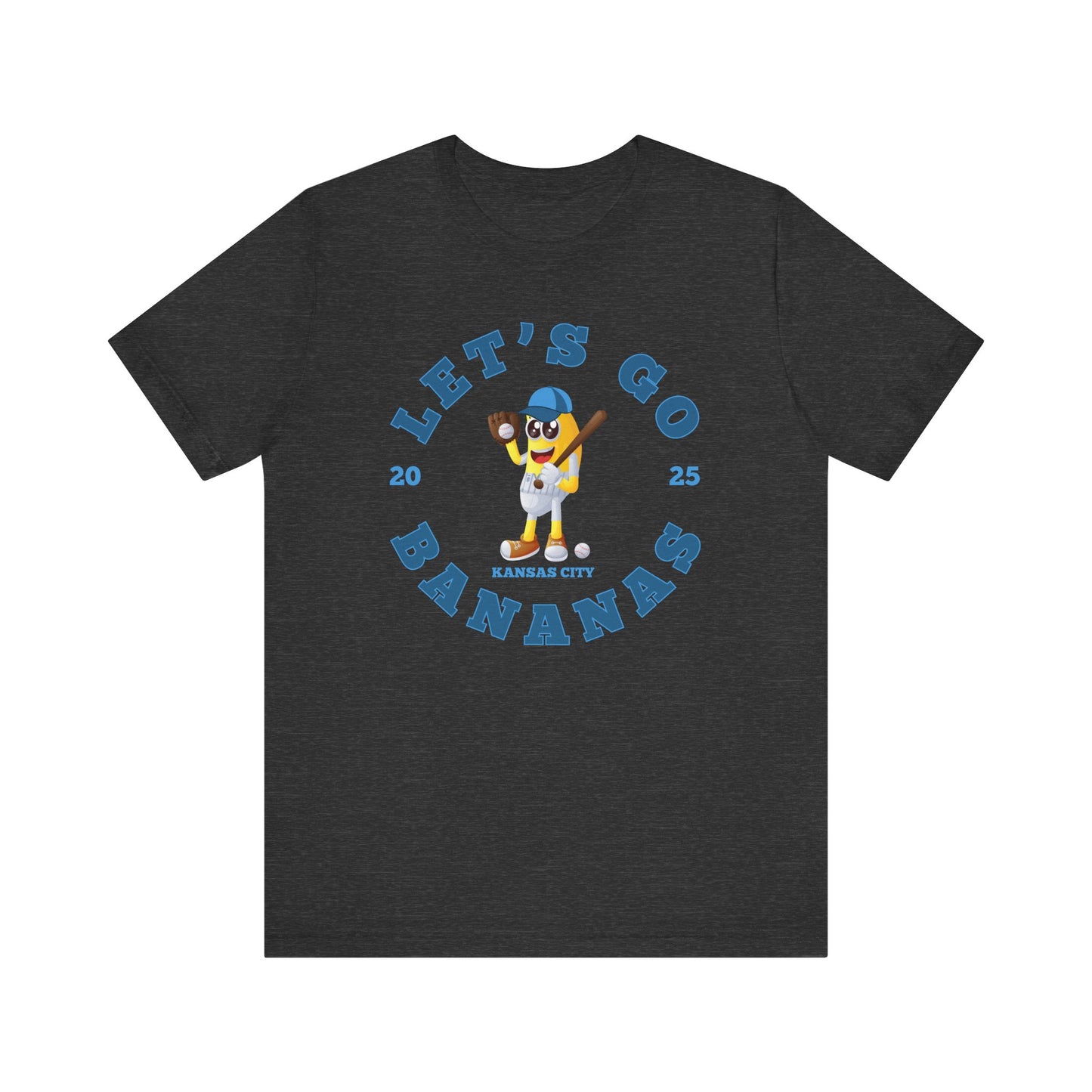 Adult 2025 Let's Go Bananas Kansas City Baseball T-shirt