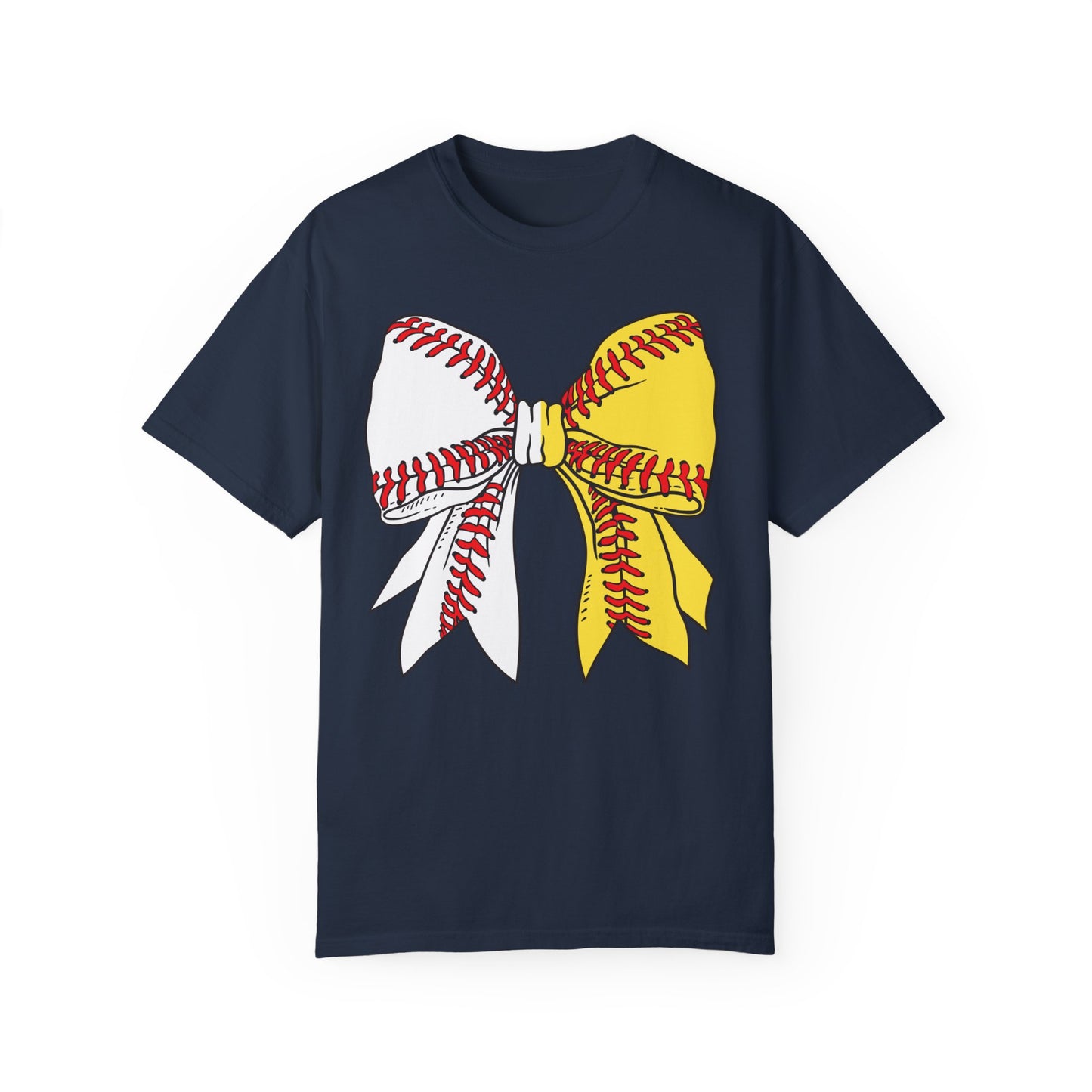 Baseball & Softball Coquette Bow T-Shirt