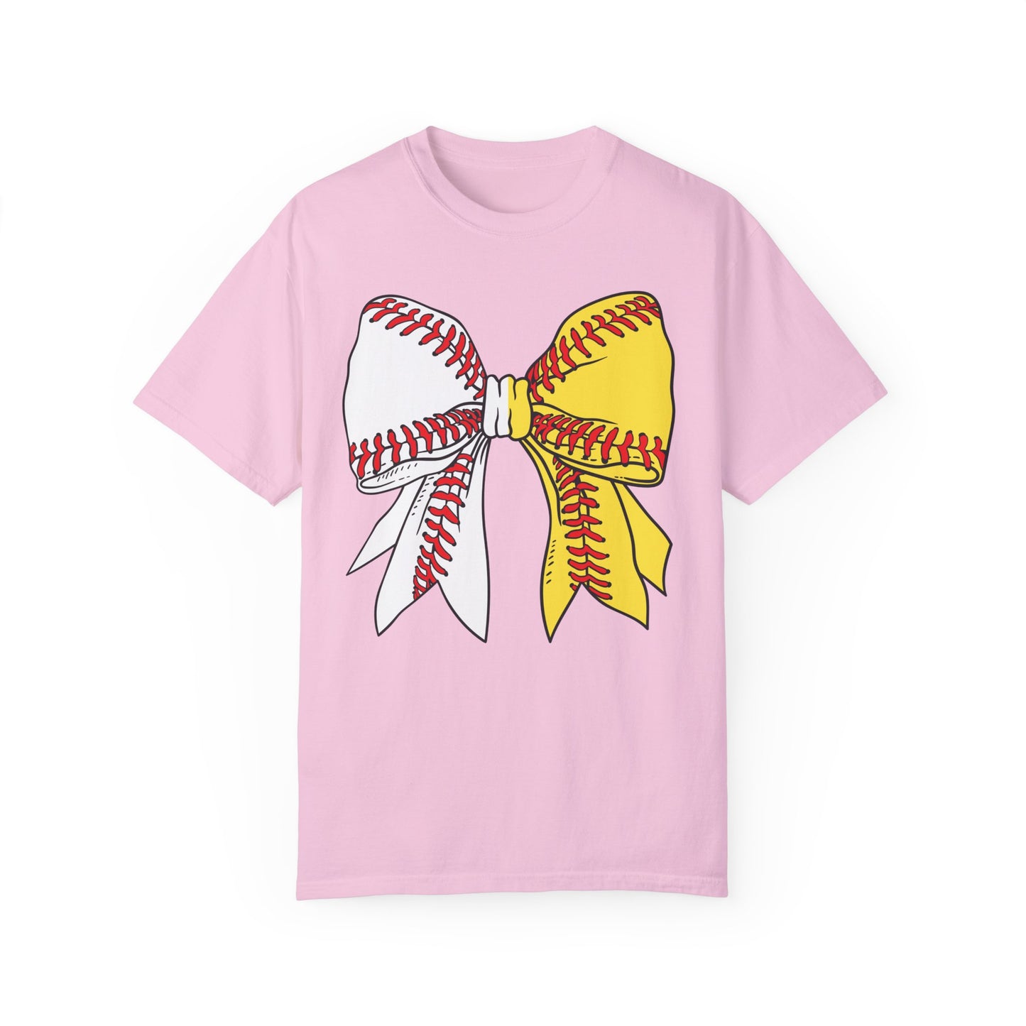 Baseball & Softball Coquette Bow T-Shirt